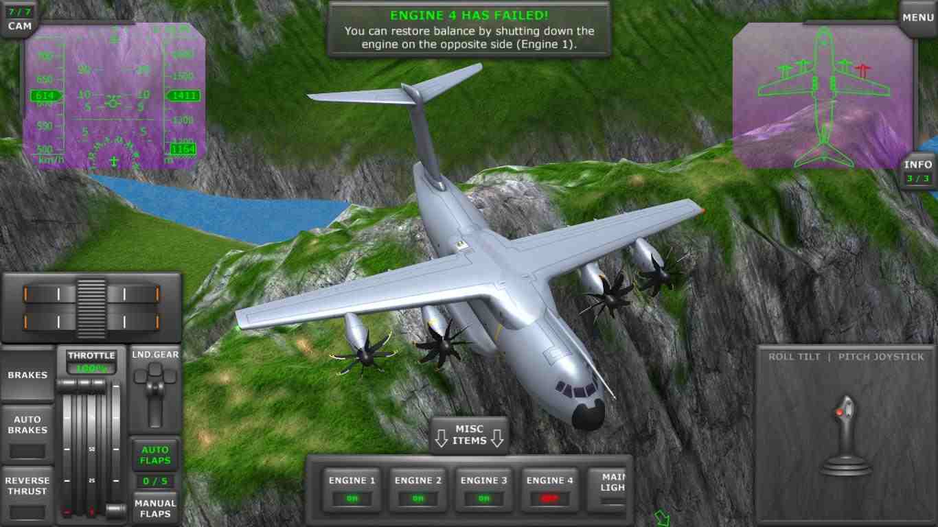 Tải Turboprop Flight Simulator 3D MOD APK