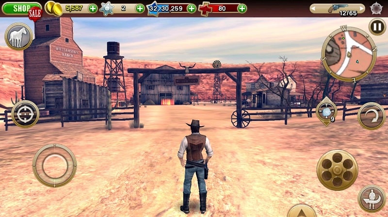 Hướng dẫn tải chi tiết Six-Guns: Gang Showdown MOD APK (Vô hạn tiền) 2.9.9a