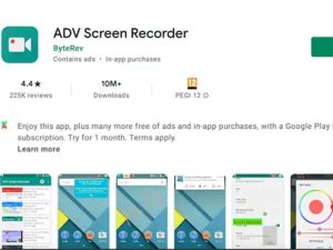 Tải ADV Screen Recorder Pro APK – Trình quay video màn hình chất lượng cao