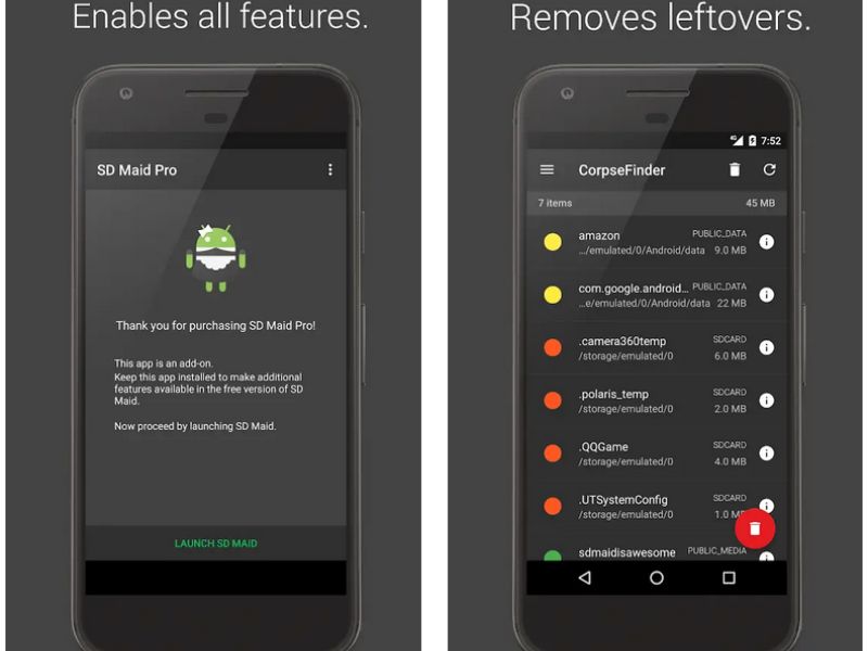 Tải SD Maid Pro APK – Dọn các tệp tin và thư mục rác trên thiết bị