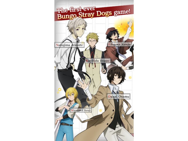 Các nhân vật trong Bungou Stray Dogs 3.17.0 – Cuộc chiến không ngừng giữa hai lực lượng