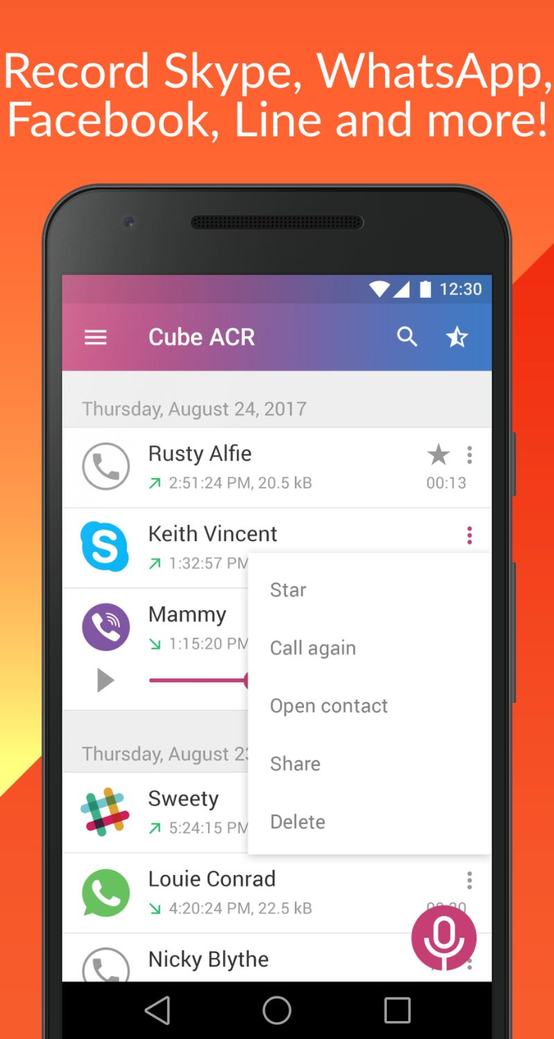 Call Recorder Full – Cube ACR MOD APK