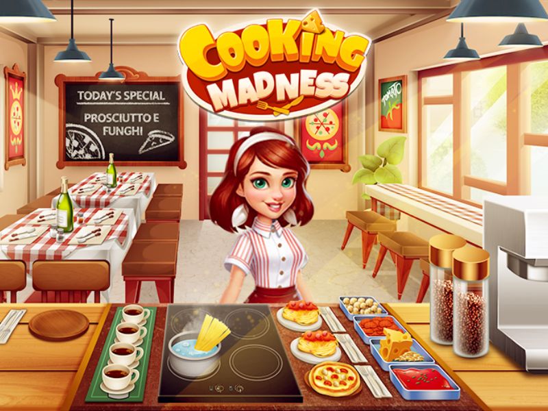 Cooking Madness hack – Trở thành đầu bếp điên cuồng