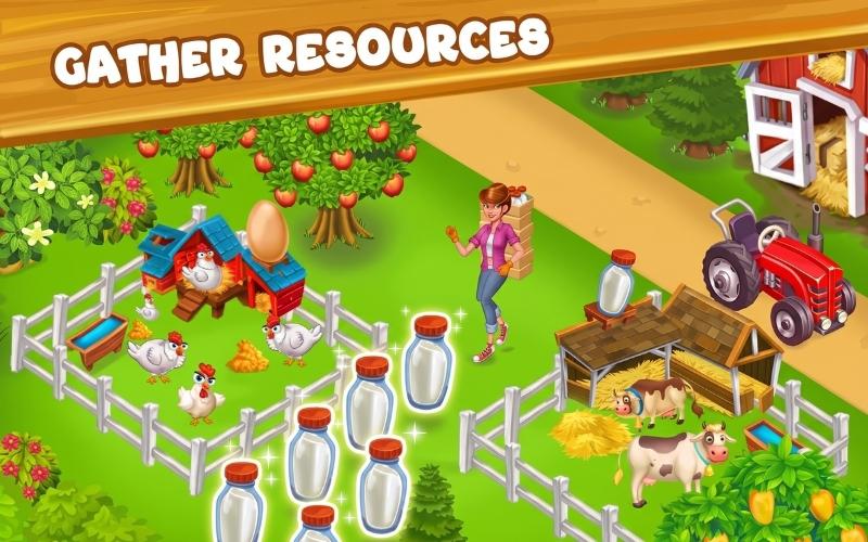 Cảnh xe tải vận chuyển hàng hóa giao lưu với cộng đồng