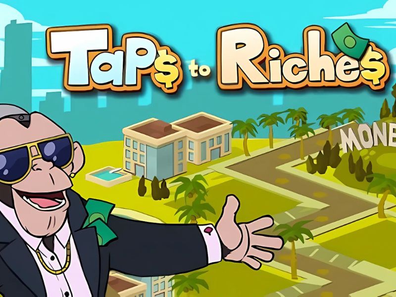 Giới thiệu game phố thương mại hack - Taps to Riches