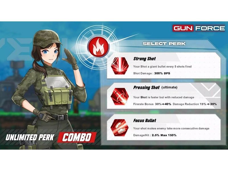 Giới thiệu Gun Force MOD APK