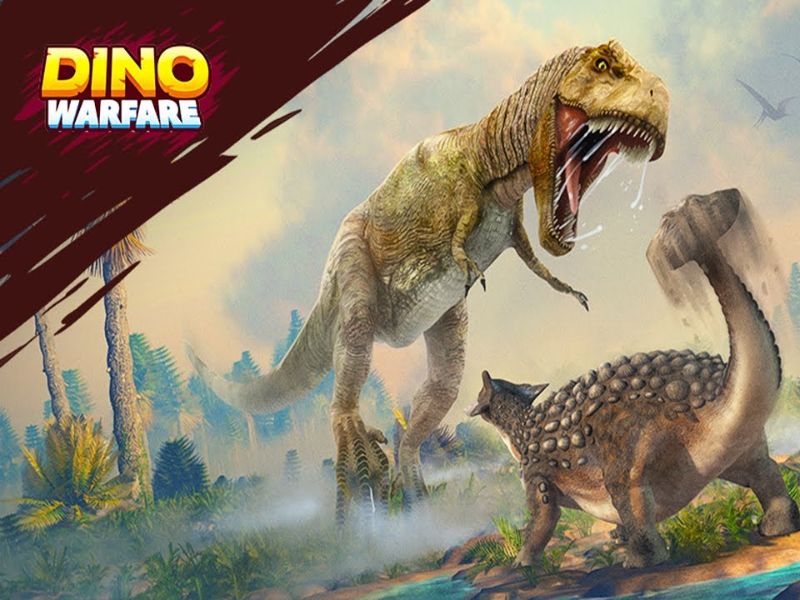 Hack game dino war Jurassic Warfare: Dino Battle (Vô hạn tiền) 1.2.19