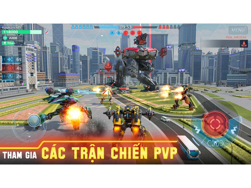 Hack Gold War Robots MOD APK