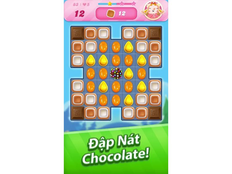 Hack kẹo candy crush – Sắp xếp những viên kẹo đầy màu sắc