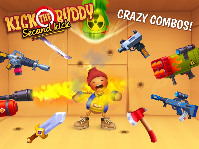 Tải Kick the Buddy 2 MOD APK: Giải tỏa căng thẳng bằng cách trút giận lên hình nộm