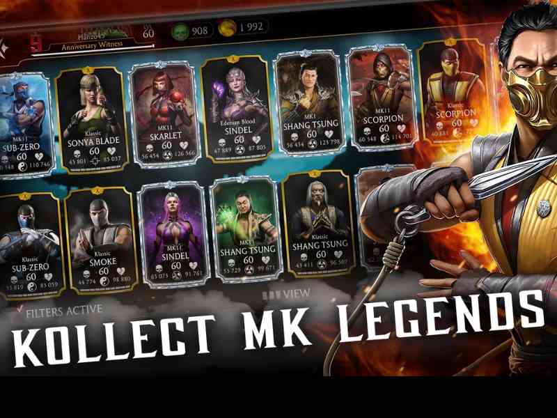 Mortal Kombat Mobile Hack (Tăng Sát Thương, Phòng Thủ) Phiên Bản 6.0.0