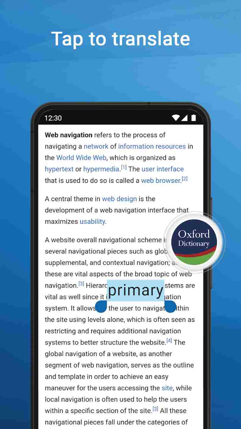 Tải Oxford Dictionary of English APK Premium - Tài liệu tra cứu từ vựng Tiếng Anh