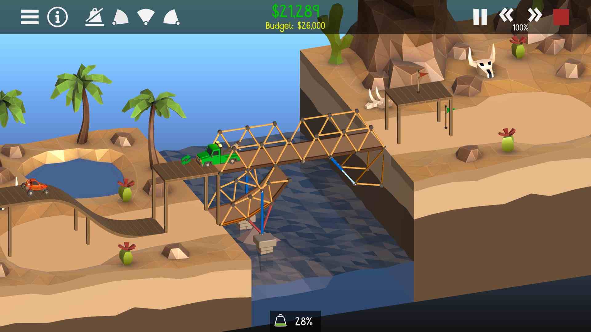 Tải Poly Bridge Android Free – Tạo nên những cây cầu đầy sáng tạo