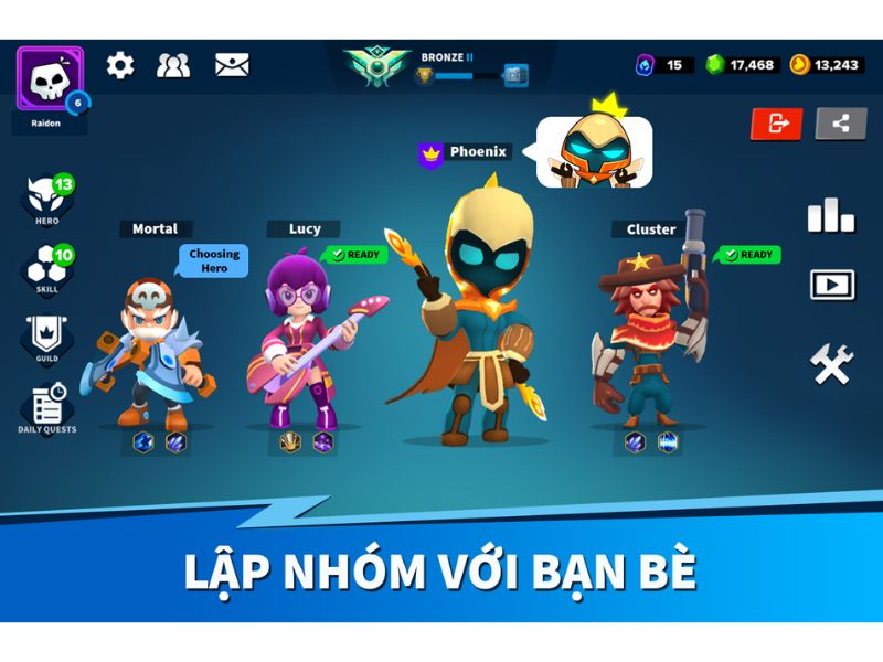 Tải Heroes Strike hack - Khám phá nhiều chế độ chơi mới lạ 