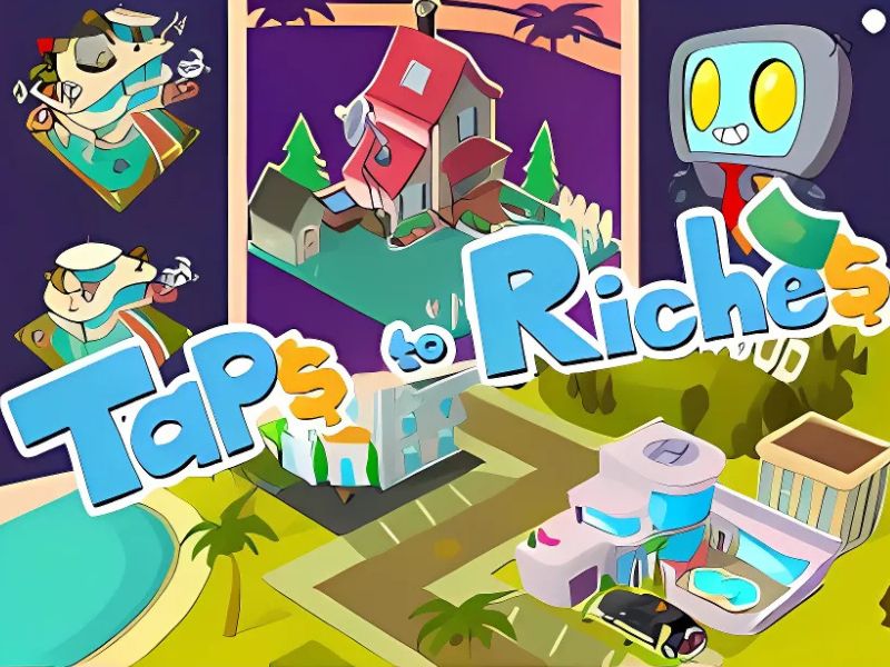 Tải phố thương mại hack Taps to Riches 3.13 (Vô hạn tiền)