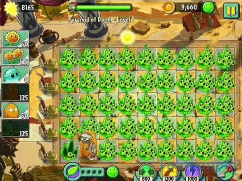 Cách Hack Plants vs Zombies 1 không cần thời gian delay