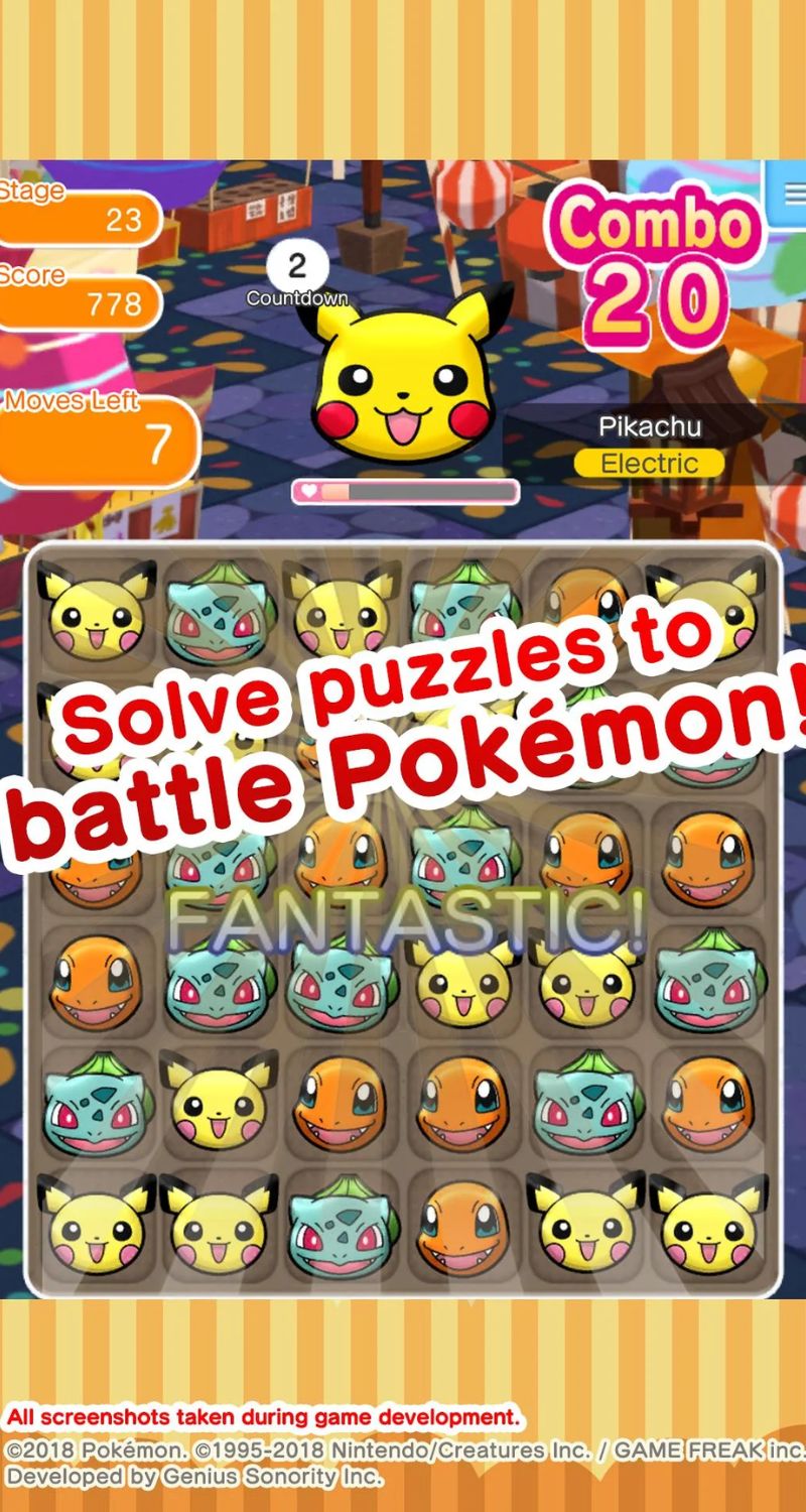 Tải Pokémon Shuffle Mobile MOD - Khám phá cuộc phiêu lưu cùng Pokémon