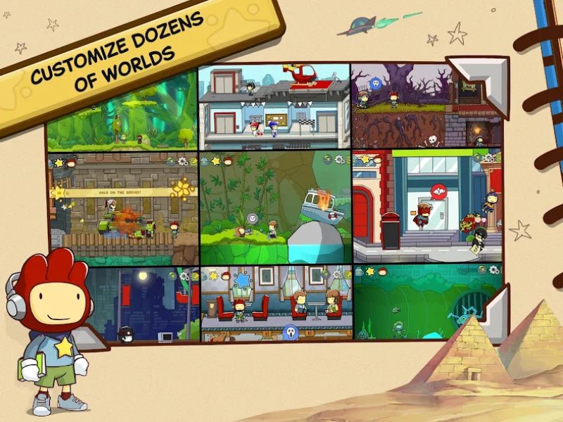 Tải Scribblenauts Unlimited Mod – Bay cao với sự tưởng tượng của bạn