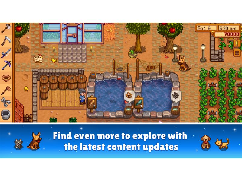 Tải Stardew Valley APK - Phát triển và xây dựng nông trại của bạn 