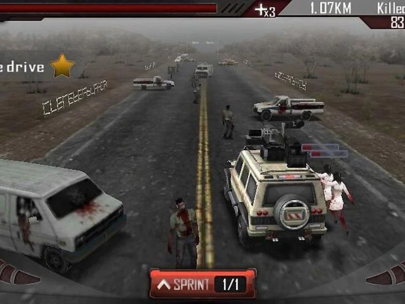 Bộ sưu tập vũ khí đa dạng trong Zombie Roadkill 3D