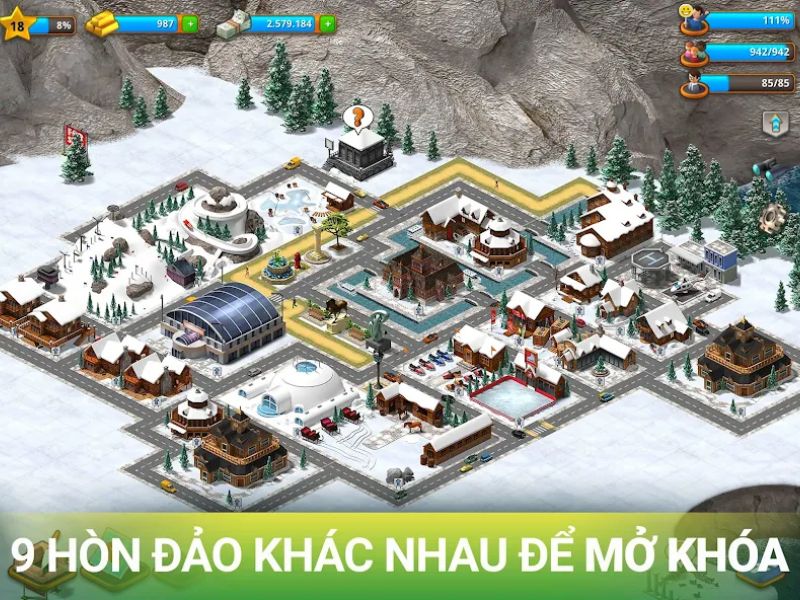 Game xây dựng đảo thiên đường – Xây dựng và mở rộng thành phố trong mơ