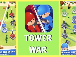 Game xây tháp Tower War MOD APK (Mở khóa VIP) 1.23.5