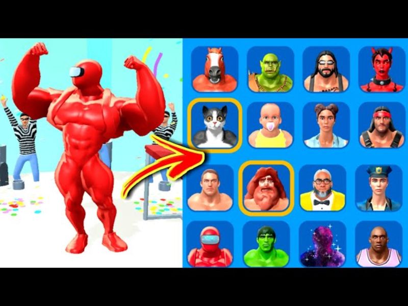 Giới thiệu các đô vật WWE Muscle Rush