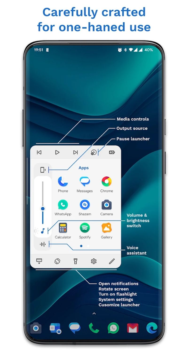 Giới thiệu Edge Card Launcher MOD APK