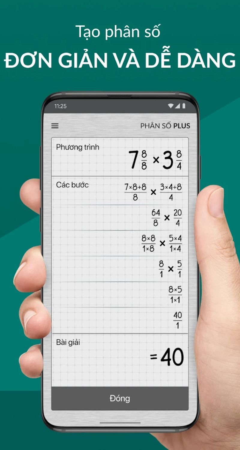 Giới thiệu MOD APK Fraction Calculator Plus