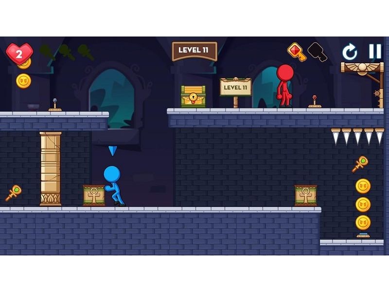 Red Blue Stick: Mystery Quest MOD APK  