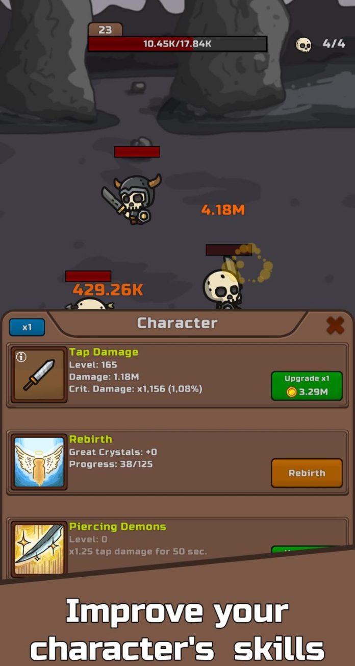 Tap Dungeon Clicker Hacked: RPG Idle MOD APK v0.6.7