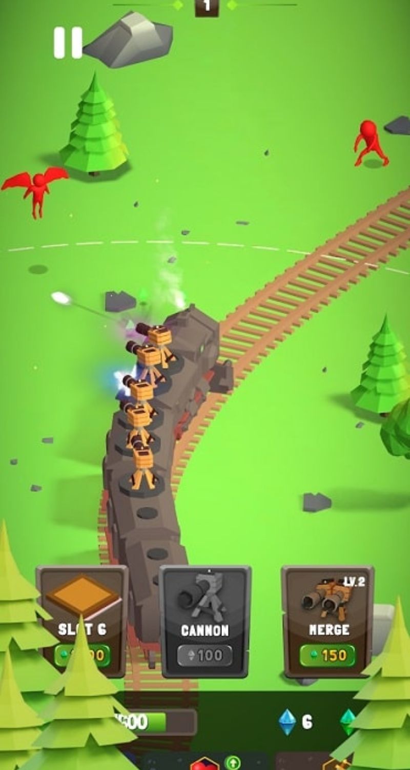 Train Defense: Merge N Fight APK Quái Vật Đáng Yêu 