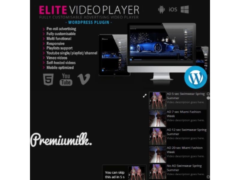 Elite Video Player – WordPress Plugin v10.0.1