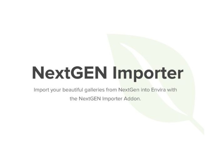 Tải Envira Gallery NextGEN Importer