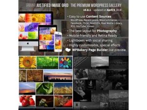 Tải Justified Image Grid – Premium WordPress Gallery v4.7
