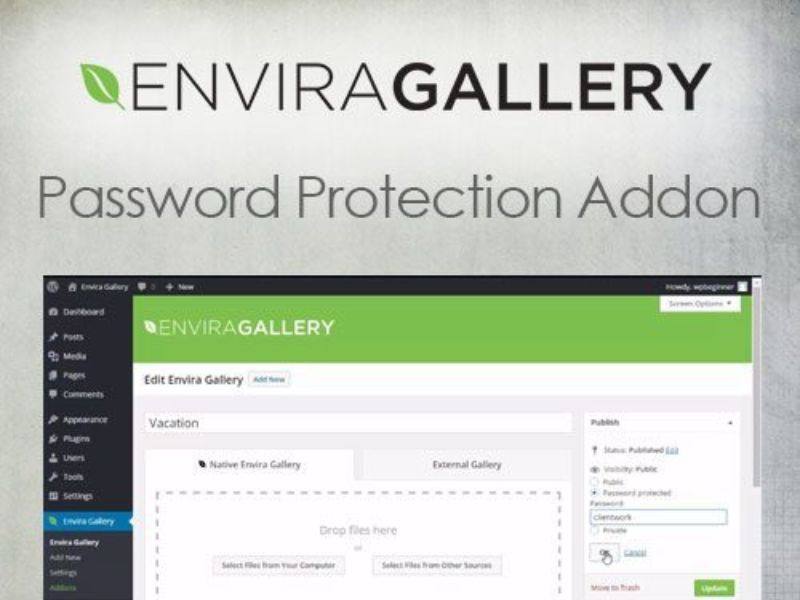 Vì sao nên sử dụng Envira Gallery Password Protection Addon