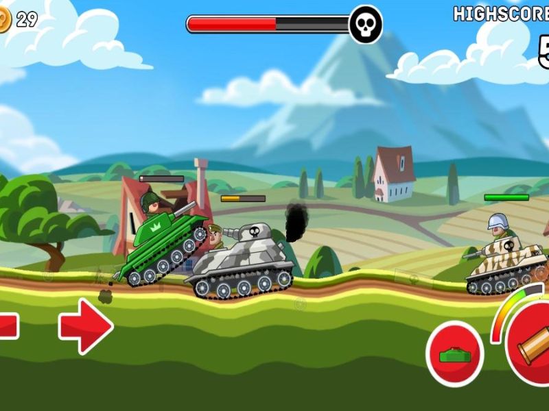 Hills of Steel MOD APK - Game mô phỏng cực hấp dẫn