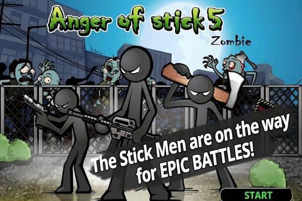 Anger of Stick 5: Zombie MOD (vô hạn tiền, Kim cương, Bất tử) APK v1.1.89