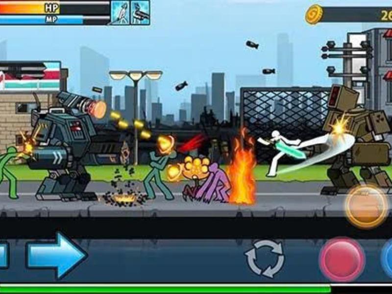 Kết hợp tổ đội và kỹ năng trong game linh hoạt Anger of Stick 4