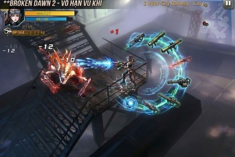 Cơ chế chuyển đổi vũ khí linh hoạt trong Broken Dawn II