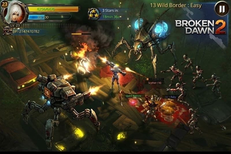 Chiến đấu với boss biến dị khổng lồ và bầy quái vật