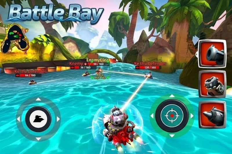 Giao diện chiến đấu và sử dụng vũ khí