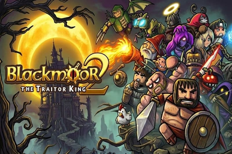 Banner game Blackmoor 2 chiến đấu tiêu diệt quái vật cực đỉnh