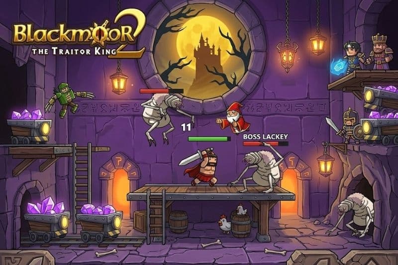 Hiệu ứng đồ họa đẹp mắt và kỹ năng ấn tượng trong Blackmoor 2