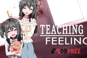 Giao diện khởi đầu của game Teaching Feeling MOD APK phiên bản Việt hóa mới nhất với hình ảnh nhân vật Sylvie