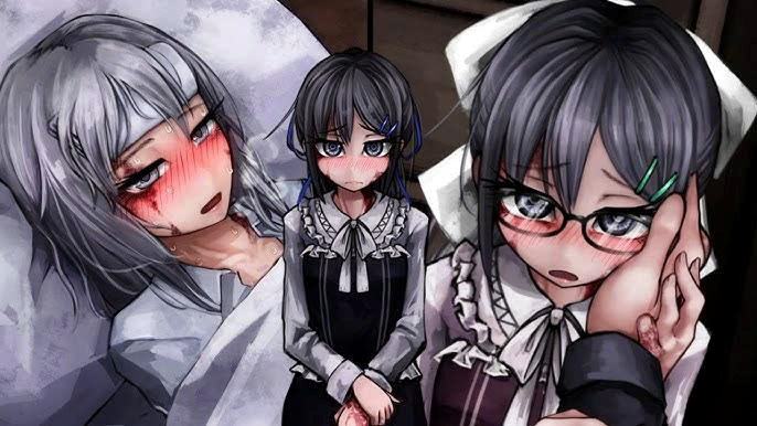 Người chơi trong vai bác sĩ thực hiện các lựa chọn chăm sóc và chữa lành vết thương cho Sylvie trong game