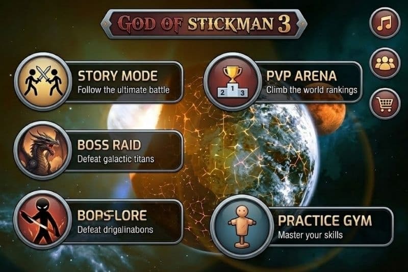 Nhiều chế độ chơi hấp dẫn