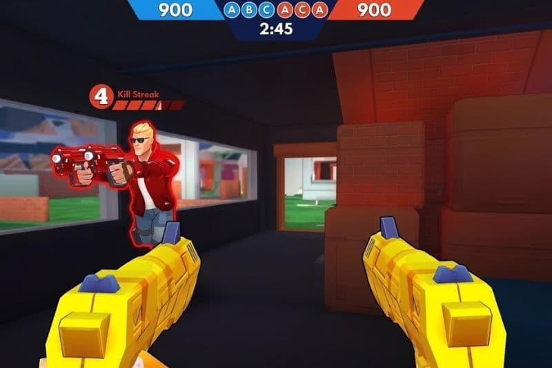 Đấu súng PvP với góc nhìn thứ nhất trong FRAG Pro Shooter 