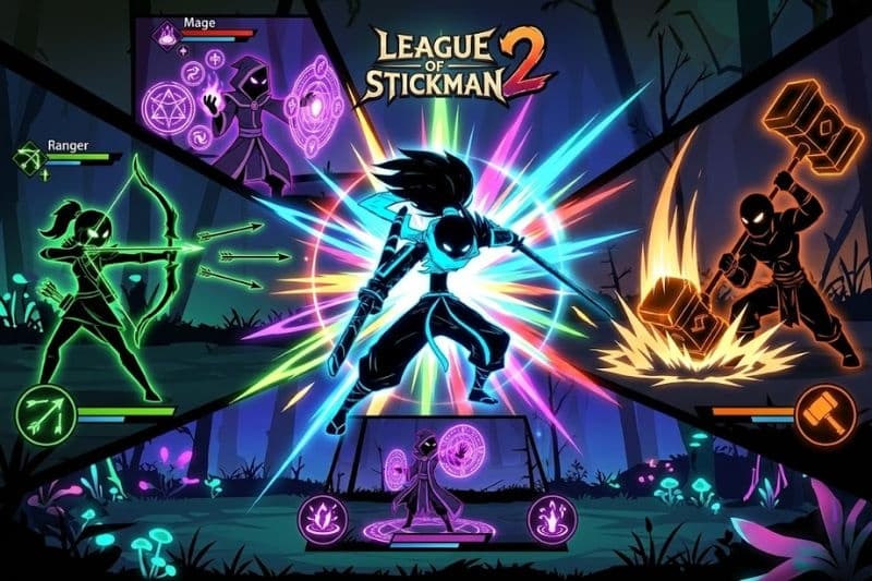 Anh hùng với những kỹ năng khác nhau