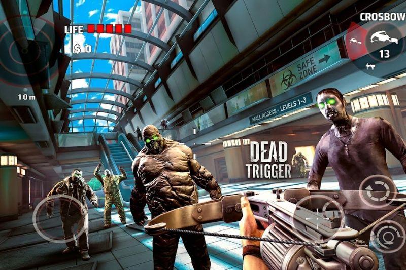 Giao diện game Dead Trigger Survival Shooter MOD APK